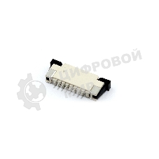 Разъем FPC Half Coverage Bottom Contact 1.0K-BX-8PWB 8 pin высота 2мм шаг 1мм