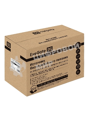 Источник бесперебойного питания ExeGate EP285531RUS SpecialPro Smart LLB-2200.LCD.AVR.EURO.RJ.USB 2200VA/1300W, LCD, AVR, 4 евророзетки, RJ45/11, USB, черный