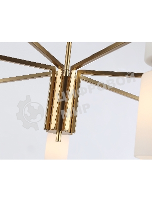 Люстра Ambrella light LH56126/7 BS/FR латунь/белый матовый E14*7 max 40W D705*350