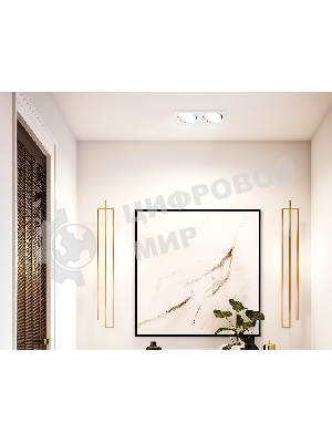 Светильник Ambrella light TN52234/2 WH белый IP20 GX53/2 220*110*44