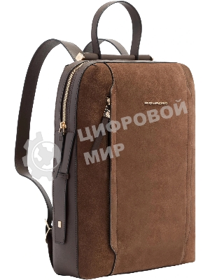 Рюкзак женский Piquadro Circle CA4576W92/MS коричневый замша/натур.кожа