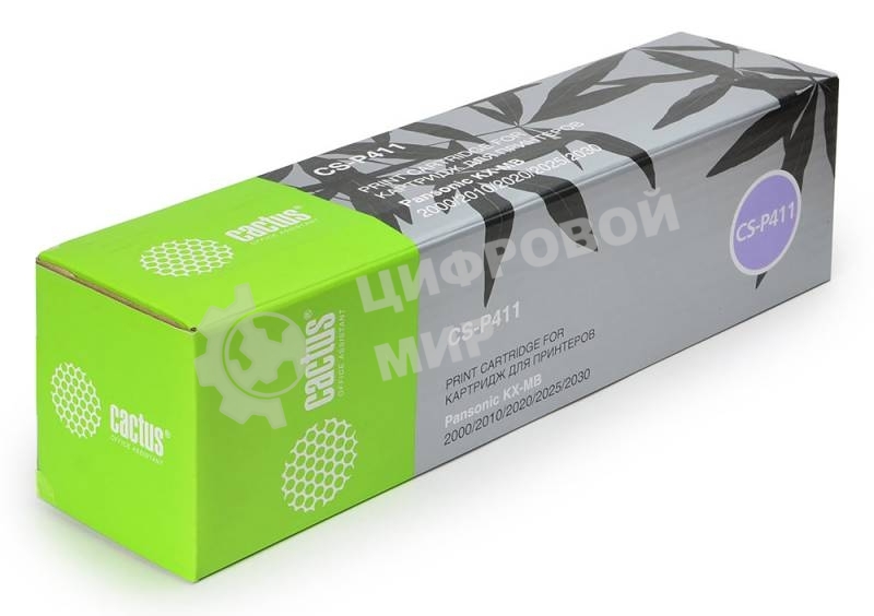 Картридж лазерный Cactus CS-P411 черный (2000 стр.) для Panasonic MB1900/MB2000/MB2010/MB2020/MB2025/MB2030