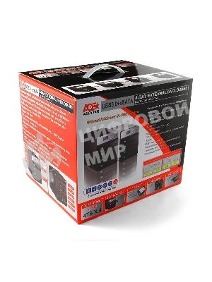 Внешний корпус для HDD AgeStar 3C4B3A1 SATA II алюминий черный LCD 3.5