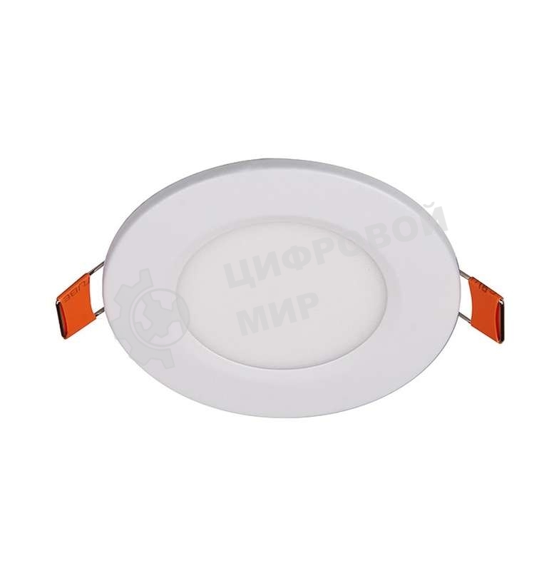 Светильник светодиодный JazzWay ультратонкий встраив. PPL-R 3Вт 6500К IP40 WH d80мм круглый
