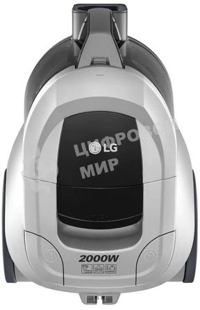 Пылесос LG VC5420NNTS серебристый/черный, 380/2000 Вт, уборка сухая, пылесборник контейнер 1.3 л