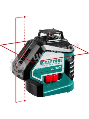 Уровни лазерные KRAFTOOL 34645 ''ll360'' 360 градусов 20м / 70м детектор