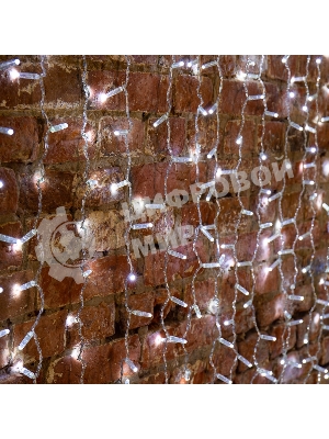 Гирлянда Neon-night Светодиодный Дождь 2х1,5 м, эффект мерцания, прозрачный провод, 230 В, диоды белые