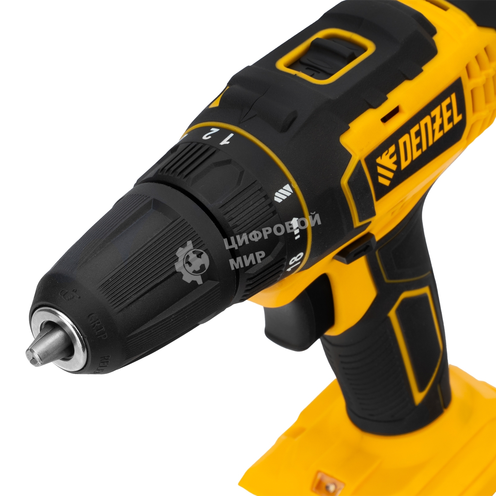 Дрель-шуруповерт Denzel CDL-18-0, Аккумуляторная, 18В, Без АКБ и ЗУ