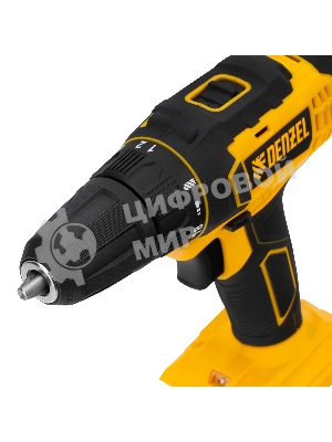 Дрель-шуруповерт Denzel CDL-18-0, 18 В, 0 Ач, 30 Нм, щеточный