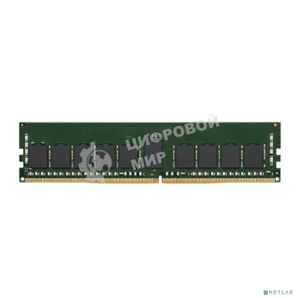 Оперативная память Kingston, DDR4, 16GB (1x16GB), 3200MHz, CL22, ECC, RDIMM