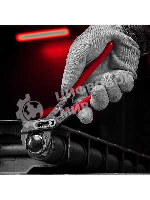 Переставные клещи Matrix 180 мм, хром-ванадий, обливные рукоятки