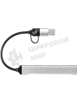 USB-концентратор TypeC+adapter-->USB3.0+2USB2,0+SD+TF, VCOM