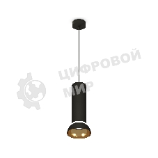 Светильник Ambrella Light XP8192101 SBK/PYG/CL черный песок/золото желтое полированное/прозрачный GX53 (A2333, C8192, N8145)