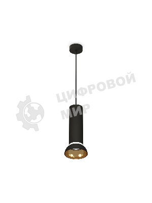 Светильник Ambrella Light XP8192101 SBK/PYG/CL черный песок/золото желтое полированное/прозрачный GX53 (A2333, C8192, N8145)