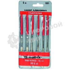 Набор надфилей Matrix алмазных 140х50х3 6шт