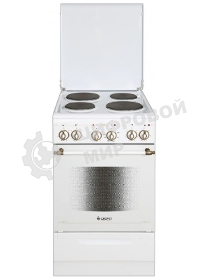 Плита электрическая Gefest ЭП Н Д 5140-01 0121 белый, конфорок 4 шт, духовка 55 л, 50 см x 85 см x 58.5 см