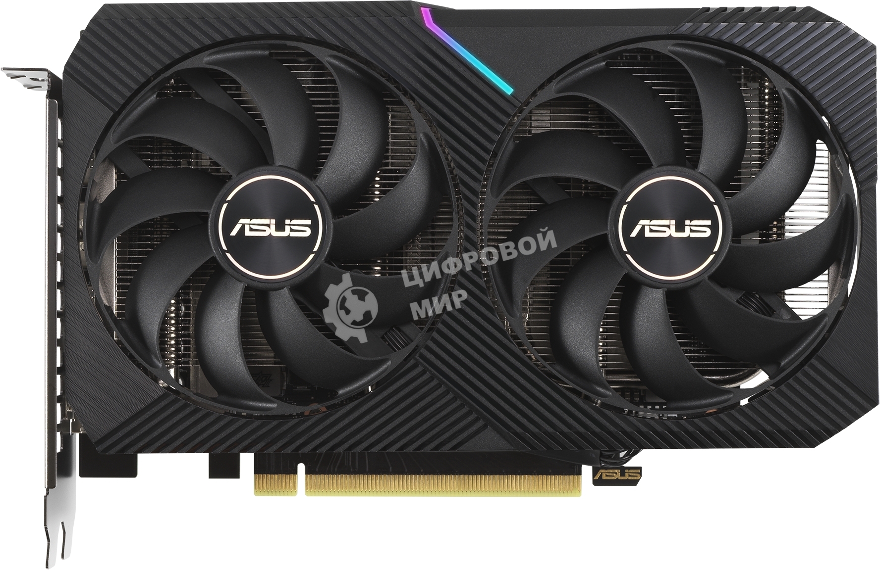 Видеокарта Asus DUAL-RTX 3060-O12G-V2 LHR NVIDIA GeForce RTX 3060 12288Mb 192 GDDR6 1837/15000/HDMIx1/DPx3/HDCP Ret