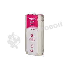 Картридж струйный Sakura B3P20A (№727 Magenta) для HP, пурпурный, 130 мл.