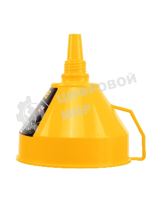 Воронка пластиковая Denzel 160 мм с металлическим ситом и гибким наконечником