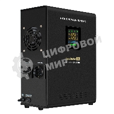 Источник бесперебойного питания (инвертор, синус, для котла, настенный) ExeGate FineSine SX-1000.LCD.AVR.2SH 1000VA/600W, чистая синусоида, цветной LCD-дисплей, AVR, 2*Schuko, линейно-интерактивный, внешняя батарея 12В до 200А·ч (поставляется отдельно), крепление настенное/универсальное, черный