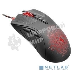 Мышь проводная A4Tech Bloody AL90 Blazing черный, 12000 dpi, USB, кнопки - 8