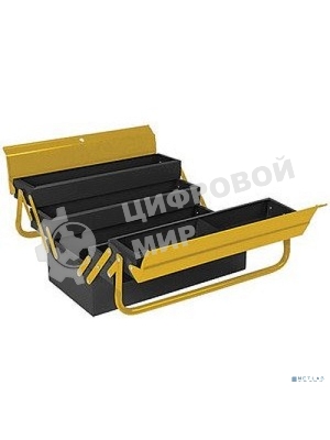 Ящик для инструмента металлический FIT IT с 4-мя раздвижными отделениями 420х200х200 мм 65679