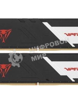 Оперативная память Patriot Viper Venom, DDR5, 64GB (2x32GB), 6000MHz, CL36, DIMM, с радиаторами, черный