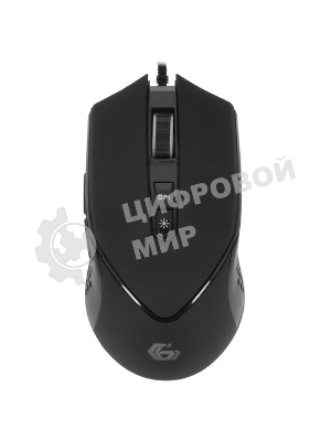 Мышь проводная Gembird MG-770 черный, 3200 dpi, USB, кнопки - 7