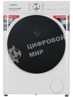 Стиральная машина Maunfeld MFWM127IWH053 белая, загрузка фронтальная 7кг, 1200 об/мин., класс: A+++