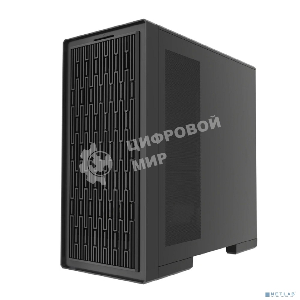 Корпус Powercase Intro, TG, Type-C, W/O Fans, чёрный, ATX (CJ235IB-F0)