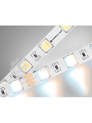 Светодиодная лента Ambrella light GS4101 5050 60Led/ 14W m/ 24V IP20 CCT 3000-6500K/ 5000*10*1.87mm (3 конт.)