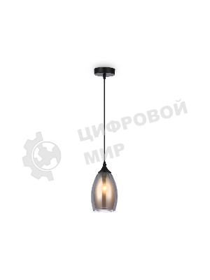 Светильник Ambrella light TR3535 BK/SM/FR черный/дымчатый/белый матовый E27 max 40W D120*800