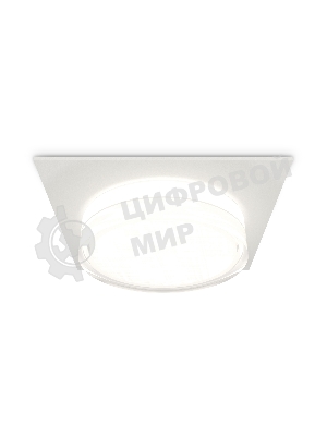 Комплект встраиваемого светильника Ambrella light XC8061022 SWH/FR/CL белый песок/белый матовый/прозрачный GX53 (C8061, N8399)