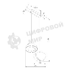 50083/2 LED / подвесной светильник / золото