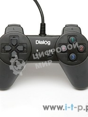 Геймпад Dialog Action GP-A01, черный Геймпад, 10 кнопок, USB