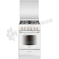 Плита газовая Gefest ПГ 5100-02 0181 белый, конфорок 4 шт, духовка 52 л, 50 см x 85 см x 58.5 см