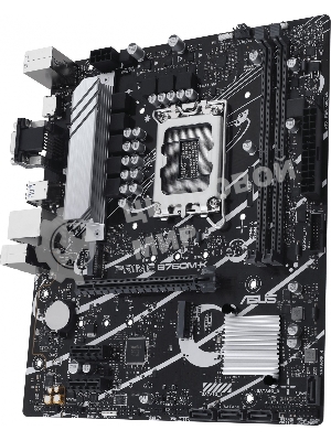 Материнская плата ASUS PRIME B760M-K, LGA 1700, Intel B760, 2xDDR5, 4xSATA, 2xM.2, 1xPCIe 4.0 x16, 2xPCIe x1, 1xHDMI, 1xVGA, 1x 2.5Gb LAN, 2xUSB-A 3.2 Gen 1, 2xUSB-A 2.0, 3x3.5 мм, 7.1, mATX