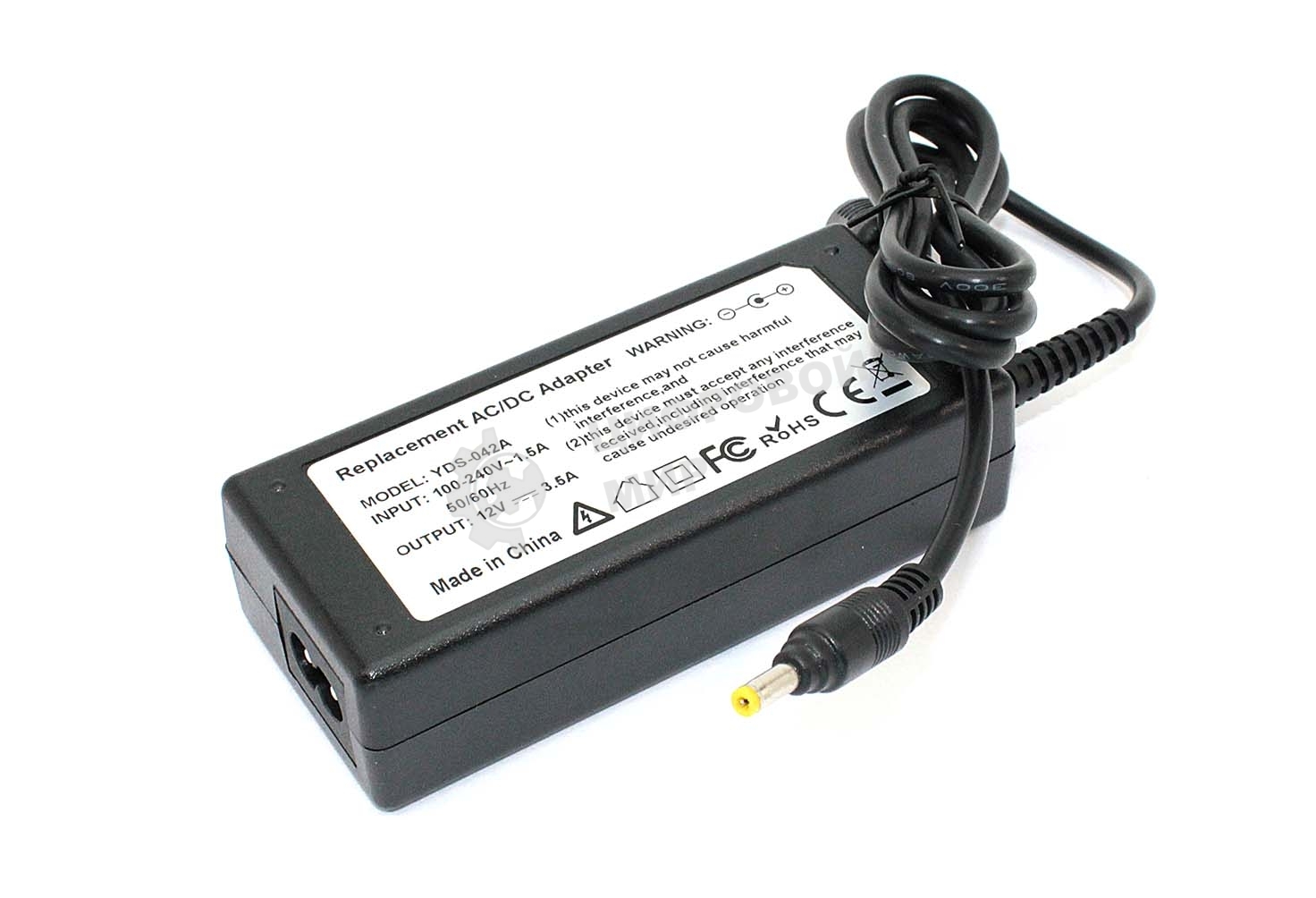 Блок питания для монитора и телевизора LCD 12V 3.5A 4.0x1.7мм OEM