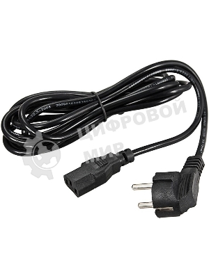 Шнур сетевой Rexant СЕЕ 7/7 (Schuko) – IEC 320 C13 3x0,75мм², длина 3м