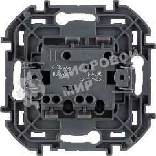 Выключатель 2-клавишный 10AX 250 В антрацит