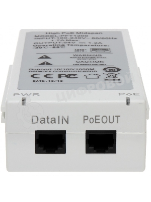 Инжектор POE Dahua DH-PFT1200 (упак.:1шт)