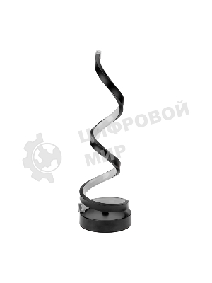 Светильник декоративный Spiral Trio, LED, 2Вт, 3000К, 5В, черный Rexant