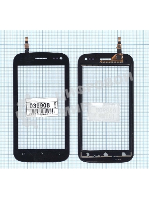 Сенсорное стекло (тачскрин) для Micromax A110Q Canvas 2 Plus черное