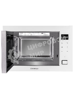 Микроволновая печь встраиваемая Maunfeld MBMO925SGW11 белый, 25 л, 900 Вт, переключатели - сенсор