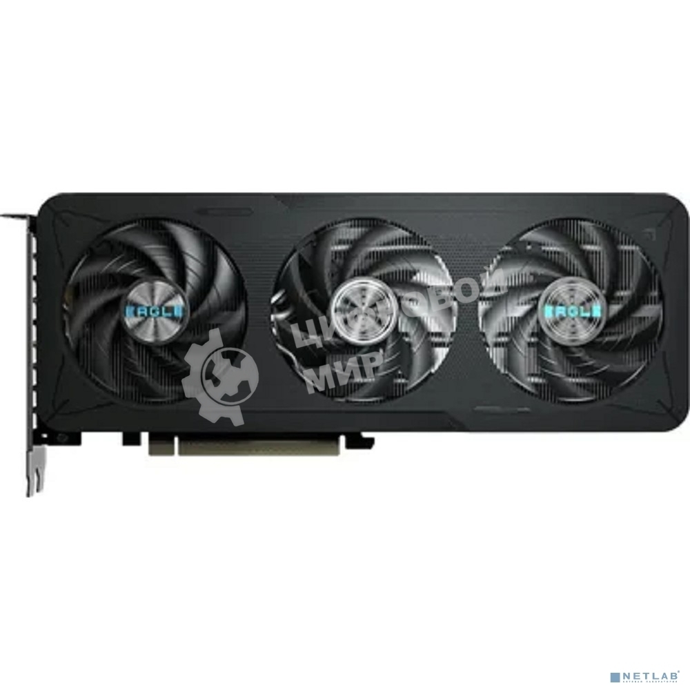 Видеокарта Gigabyte GeForce RTX 5060 Ti Eagle Max OC, NVIDIA RTX 5060 Ti, 8 ГБ GDDR7, 128 бит, PCI-e 5.0, 1xHDMI, 3xDP, 2617 МГц