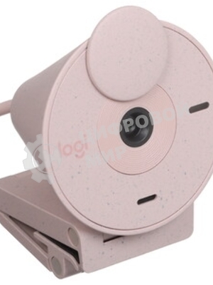 Веб-камера Logitech Brio 300 1920x1080, 30 кадр/с, USB Type-C, микрофон (шумоподавление), автоматическая фокусировка, автоосвещение, универсальное крепление розовый