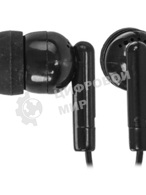 Проводные наушники Defender Basic 210 черный, внутриканальные, Jack 3.5 мм