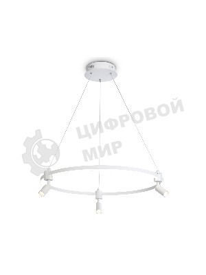 Светильник Ambrella light FL5292/1+3 WH белый 54W 3000K/4200K/6400K+4200K D600*1200 (ПДУ ИК)