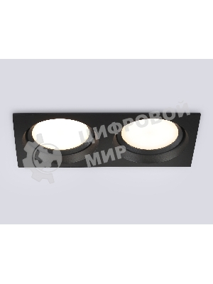 Светильник Ambrella light TN52235/2 BK черный IP20 GX53/2 220*110*44