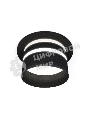 Комплект встраиваемого светильника Ambrella light XC6513062 SBK/FR черный песок/белый матовый MR16 GU5.3 (C6513, N6236)